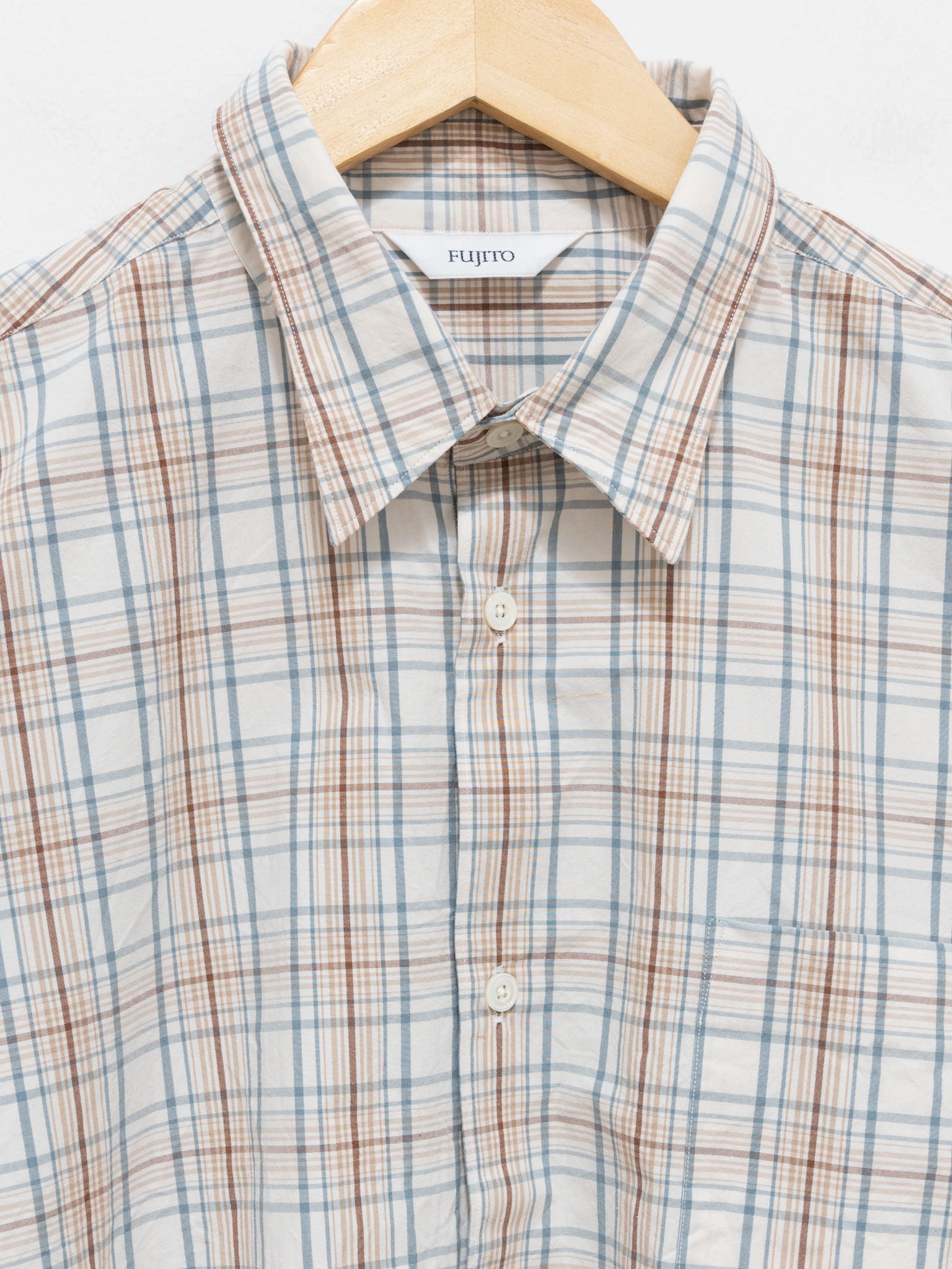 B/S Shirt - White Check