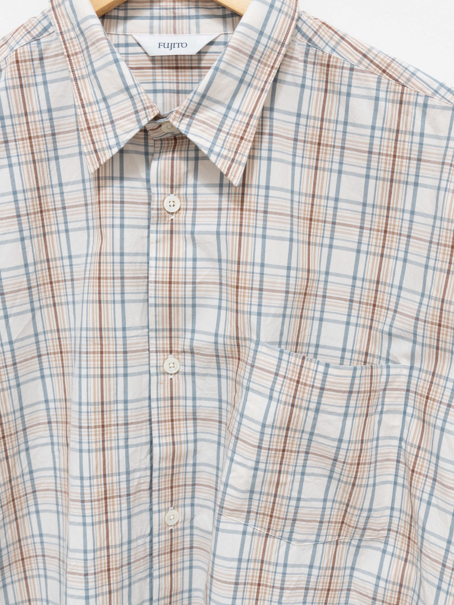 B/S Shirt - White Check