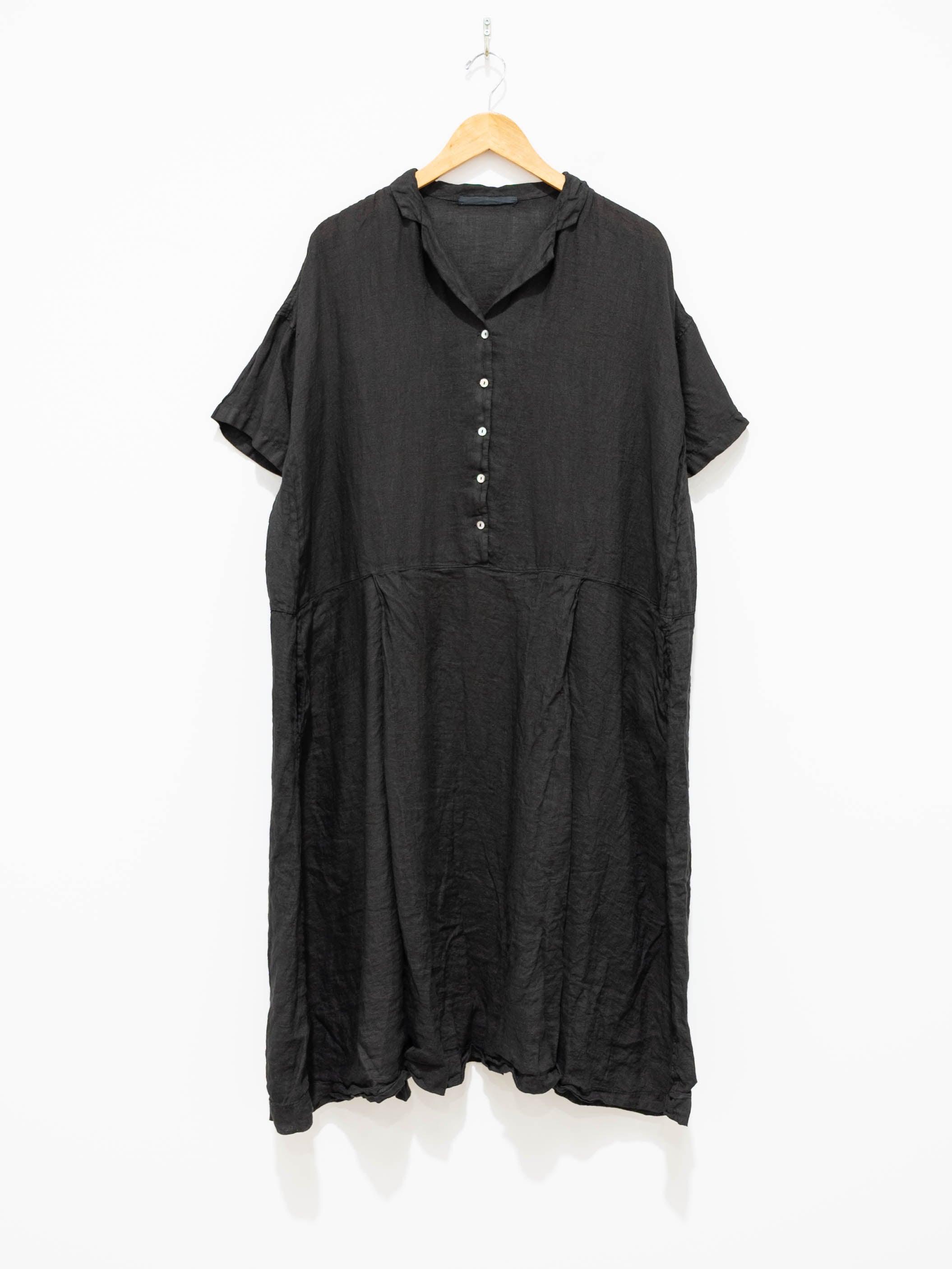 Light Linen Dress - Black