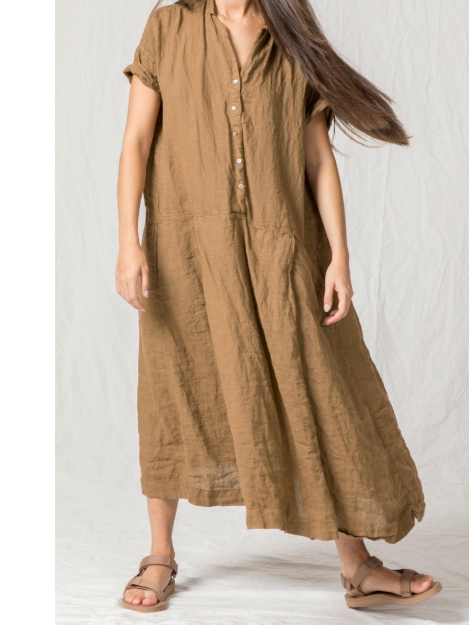 Light Linen Dress - Dune