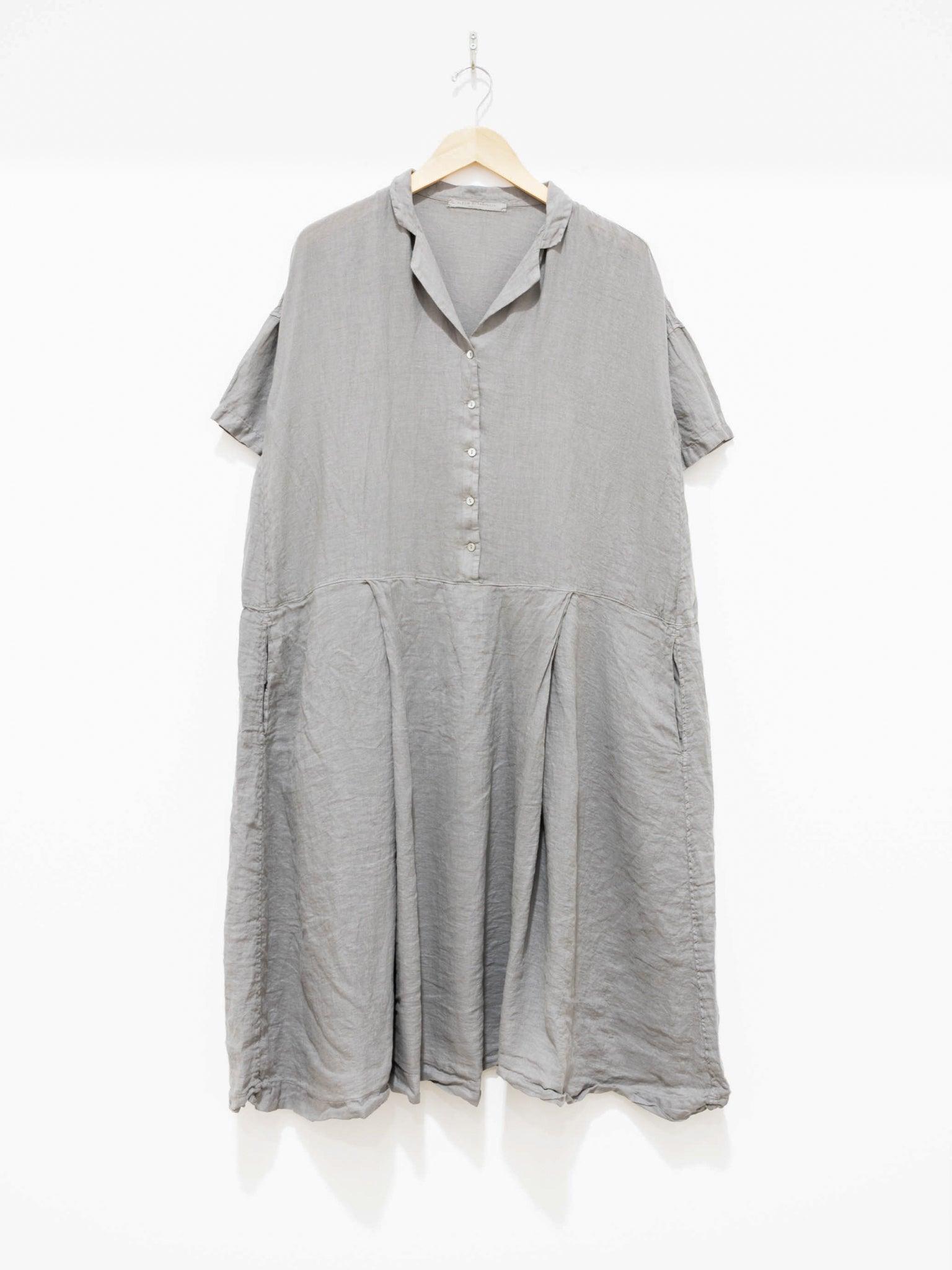 Light Linen Dress - Stone Gray