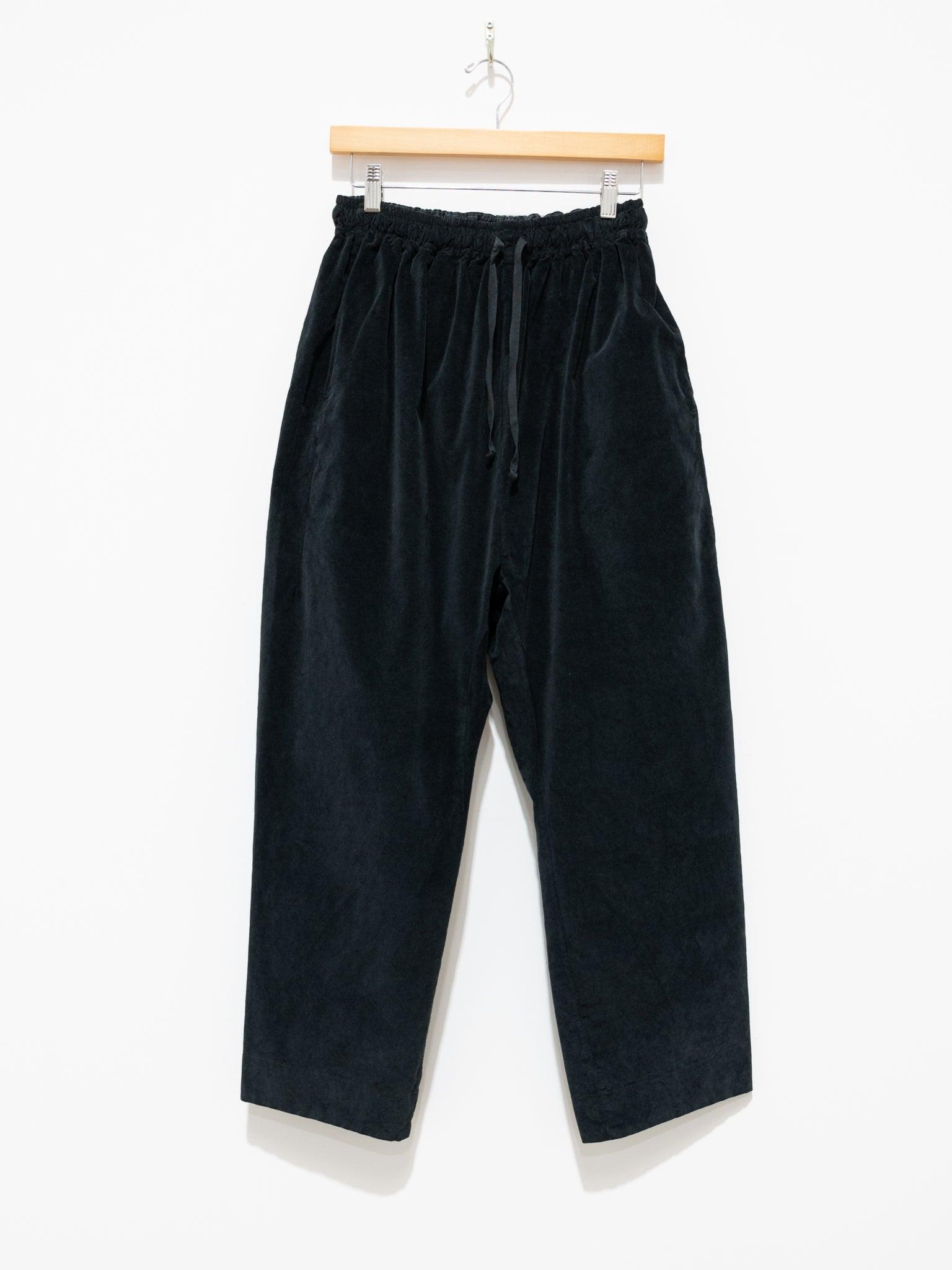 Velvet Braghe Trousers - Black