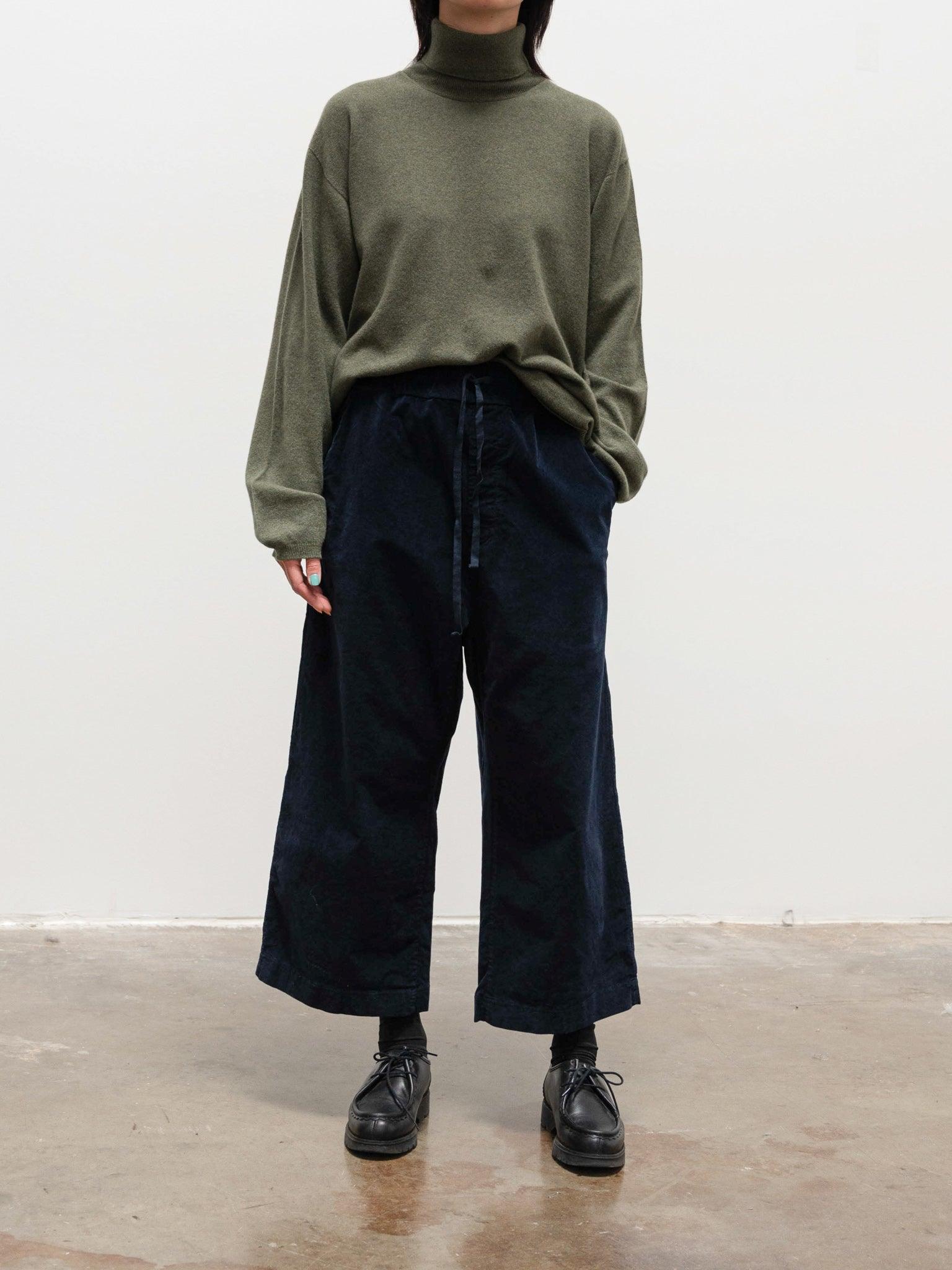 Velvet W&S Trousers - Navy (restocked)