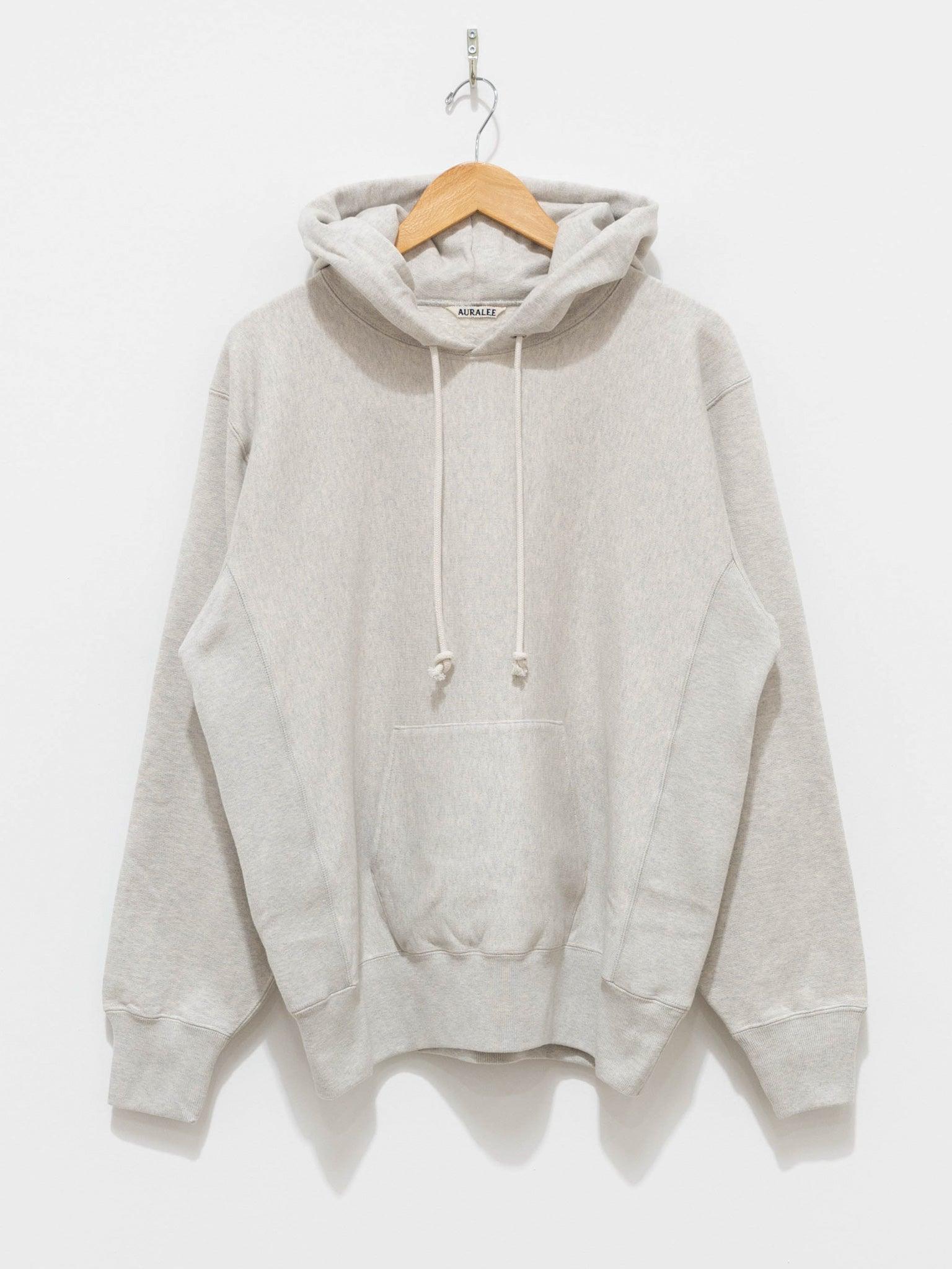 High Count Heavy Sweat Pullover Parka - Top Gray