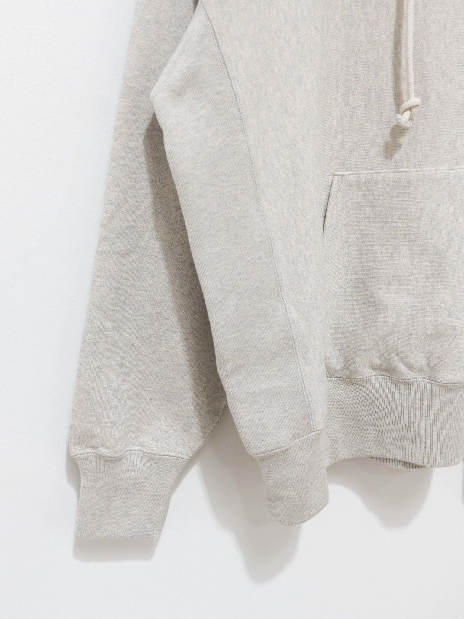 High Count Heavy Sweat Pullover Parka - Top Gray