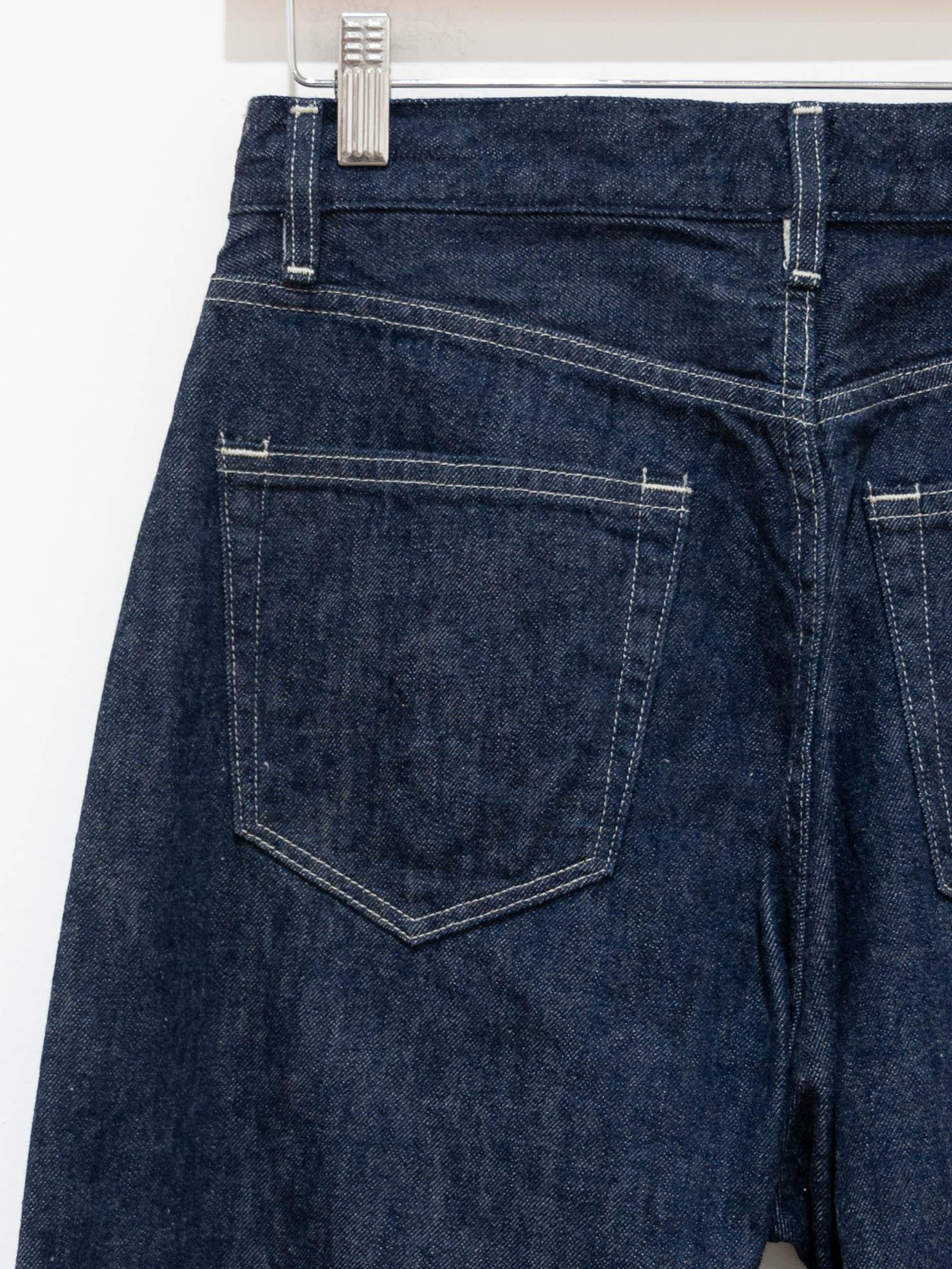 Selvedge Light Denim Wide Pants - Indigo