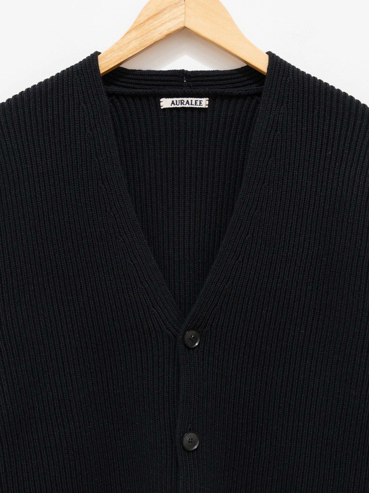 人気を誇る AURALEE SUPER FINE WOOL RIB CARDIGAN asakusa.sub.jp