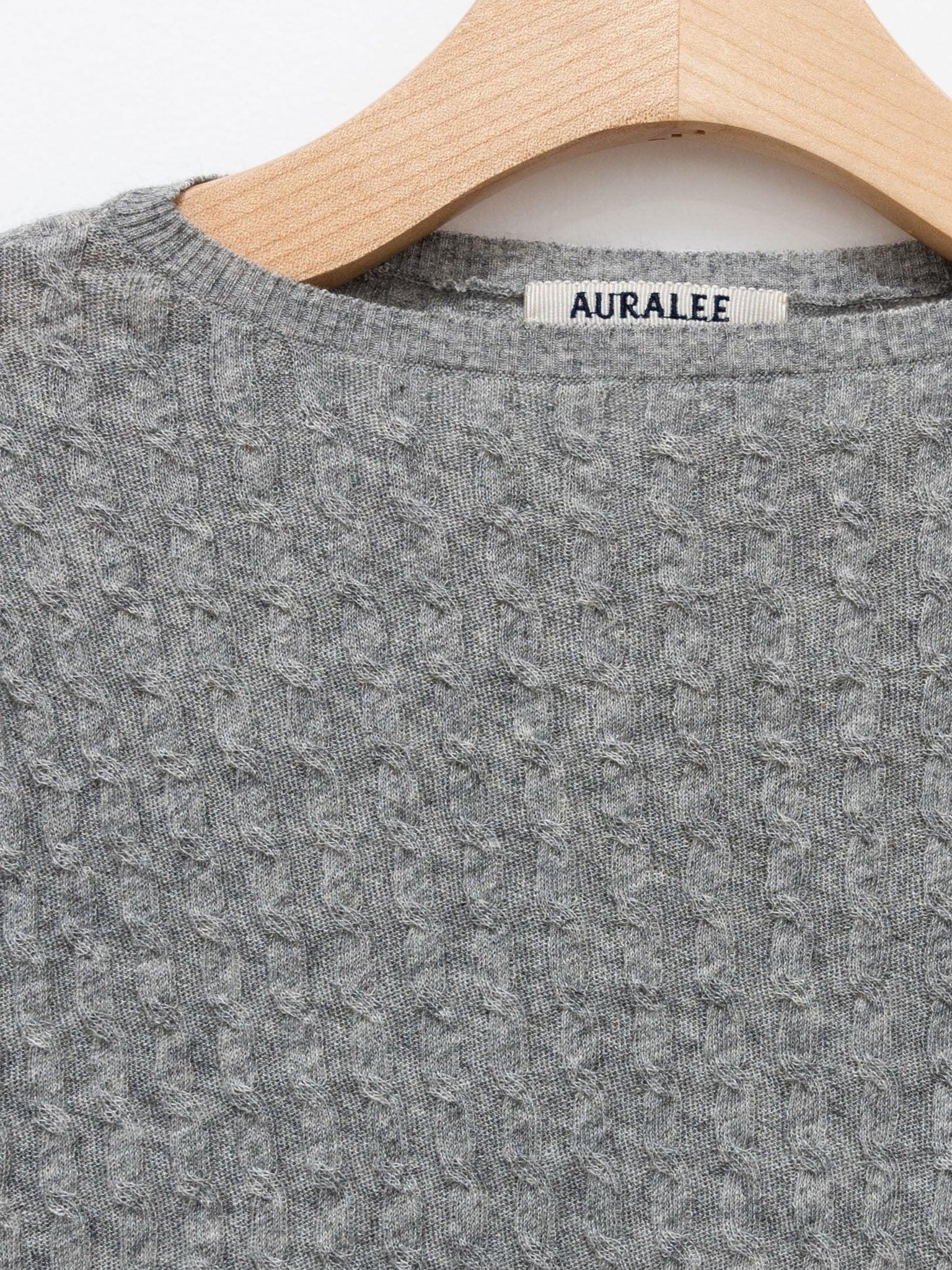 18432円保証商品 【SALE】 AURALEE NEP CASHMERE KNIT P/O(A6AP01NC