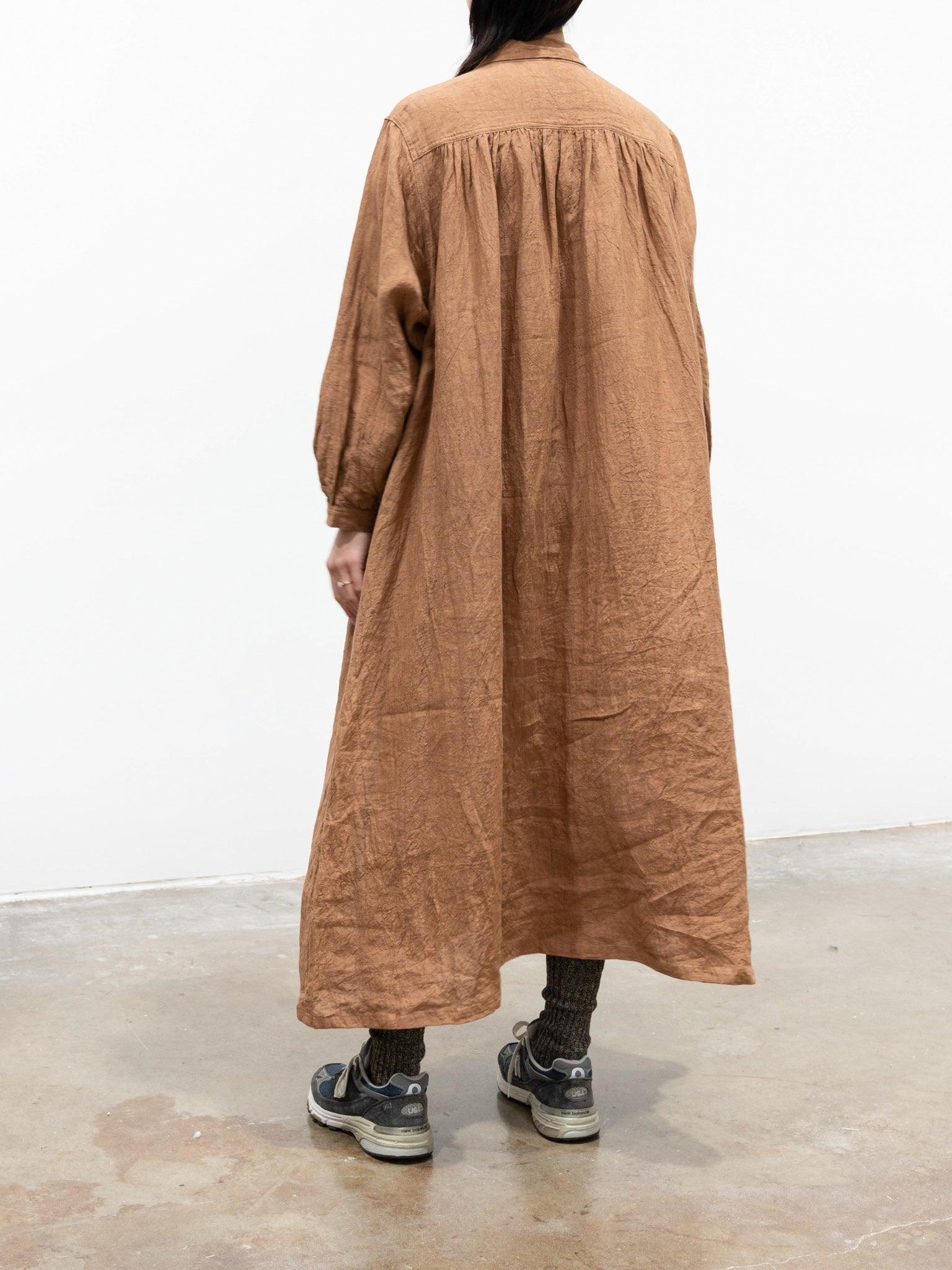 Linen Dress - Persimmon