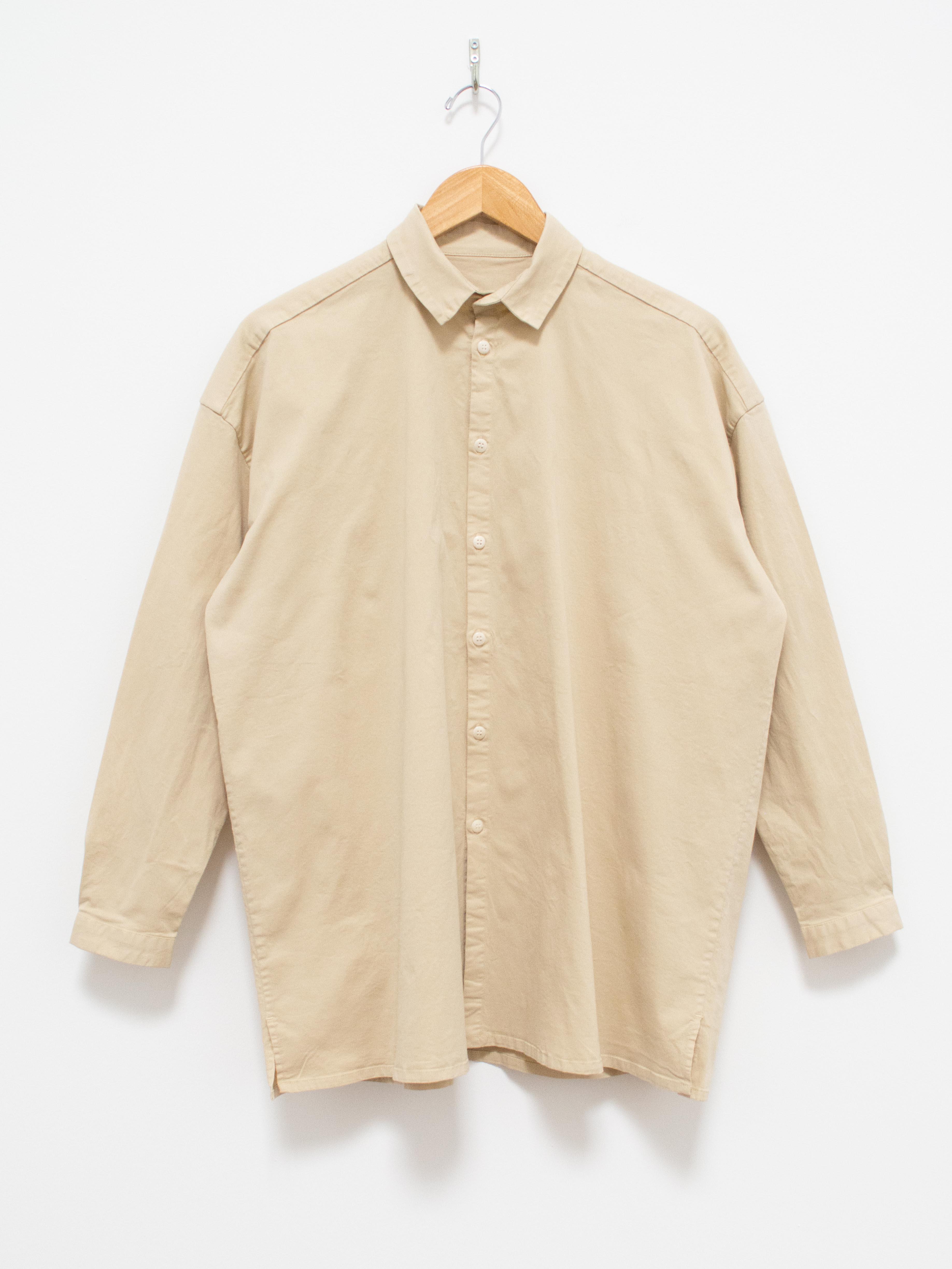 The Draughtsman Shirt - Buff Twill