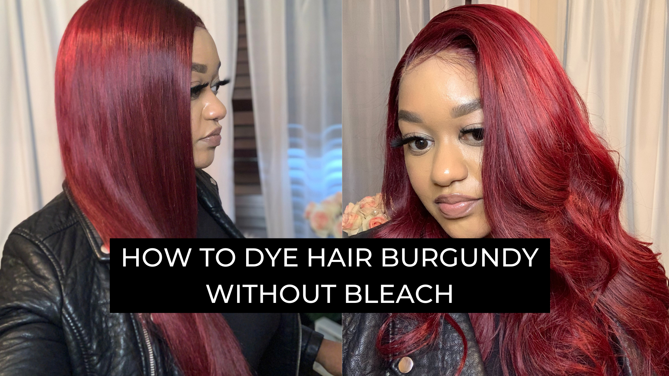 How To Dye Your Hair Burgundy Without Bleach | Bomb Dot Com Hair
