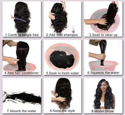 How to wash a wig