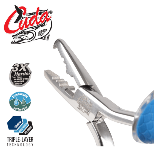 Cuda 3 Titanium Braid and Mono Scissors