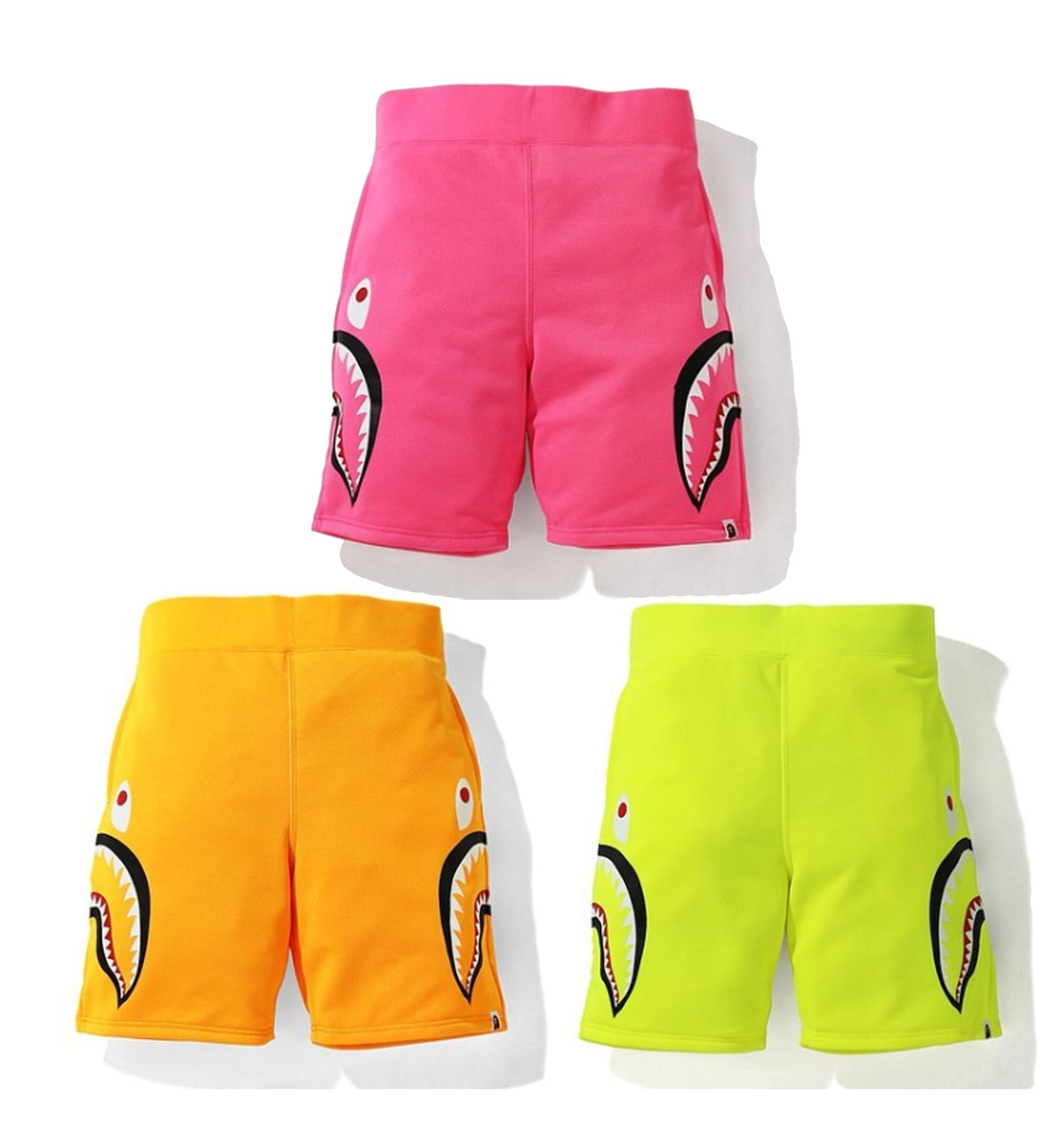 neon sweat shorts