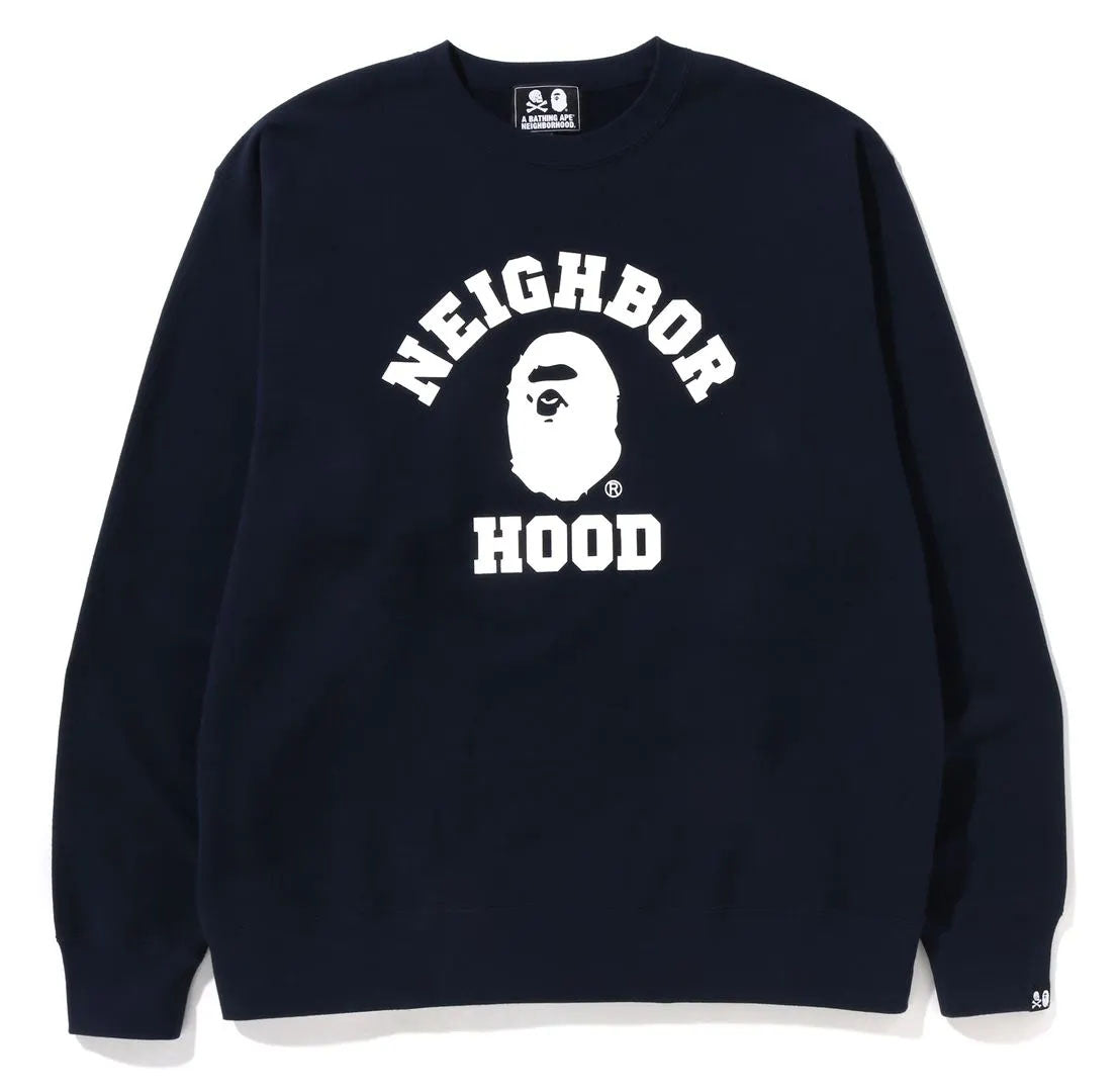 A BATHING APE BAPE x NEIGHBORHOOD RELAXED FIT CREWNECK