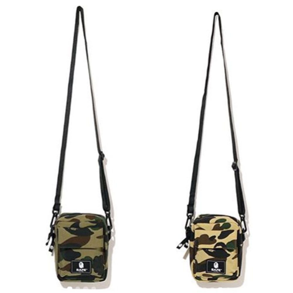 bape 1st camo mini shoulder bag