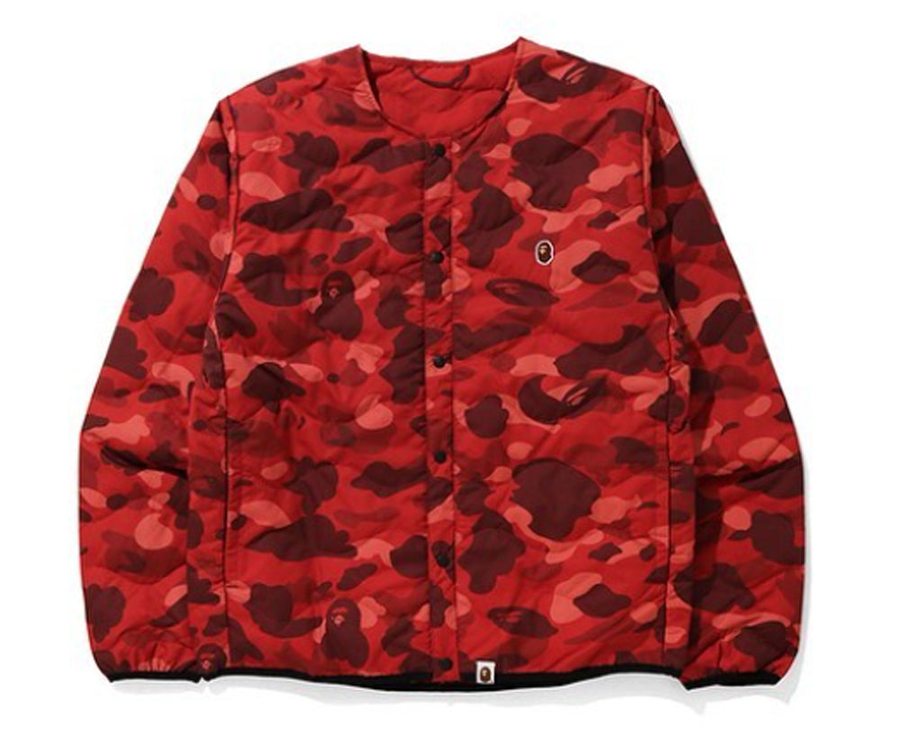 A BATHING APE COLOR CAMO LIGHT WEIGHT DOWN JACKET