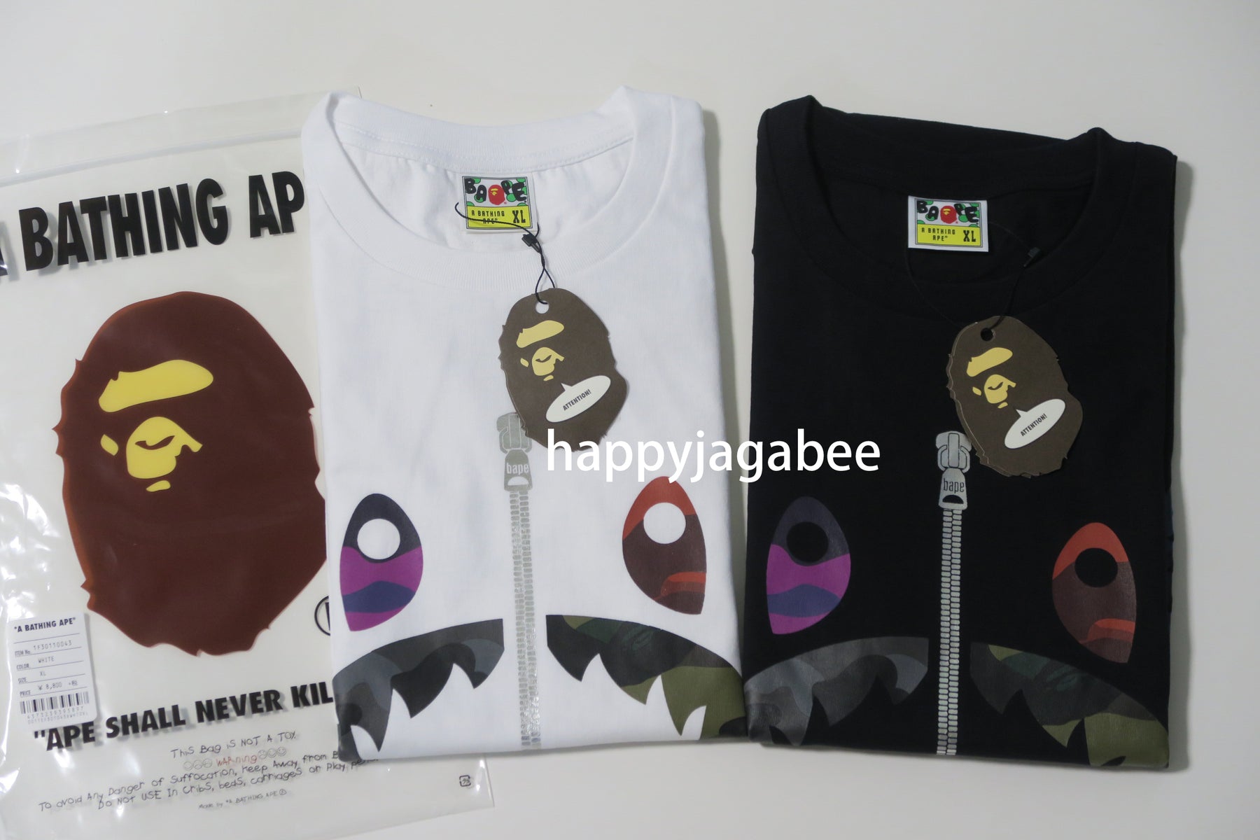 bape mix camo shark