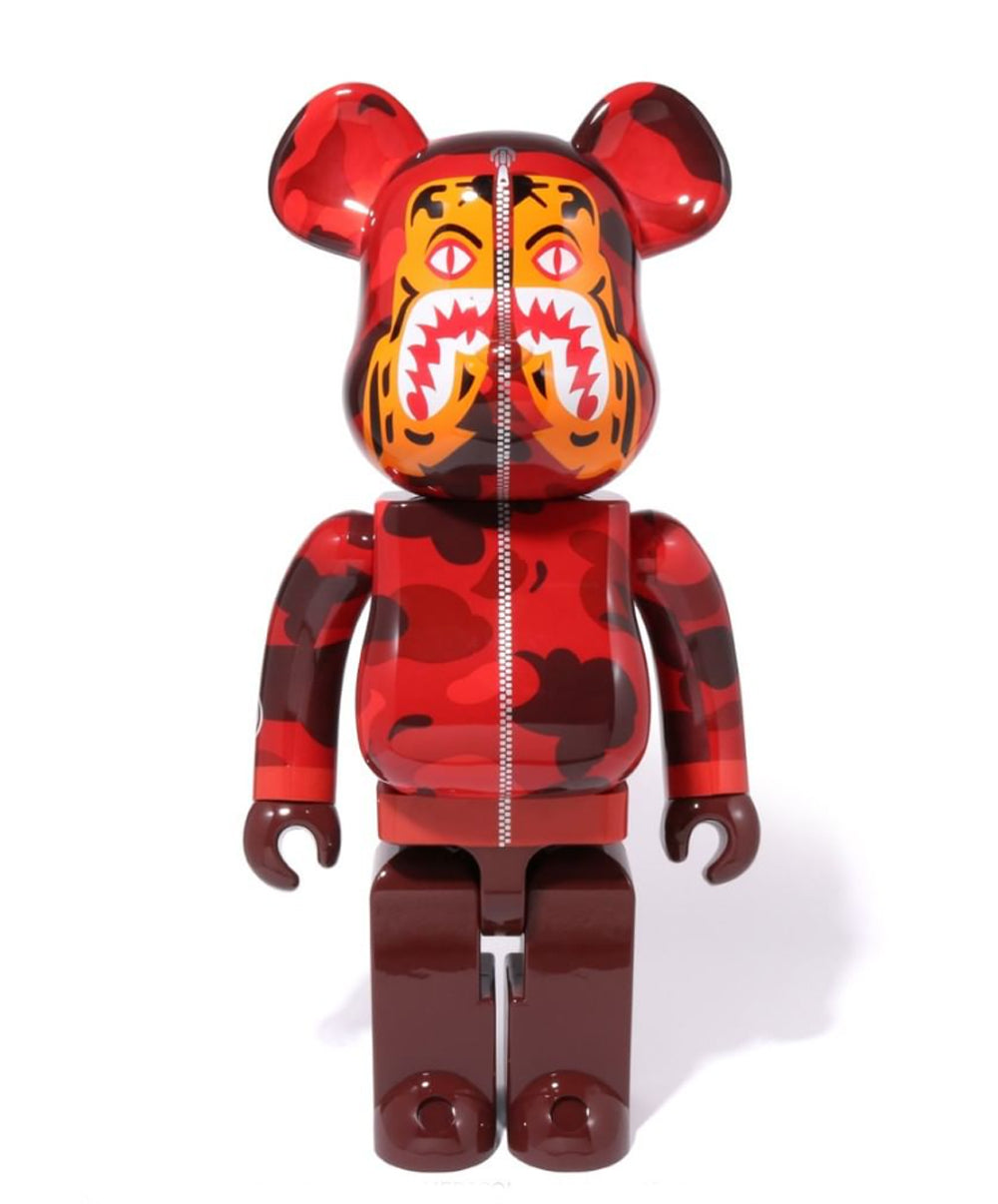 人気特価 BE@RBRICK BAPE CAMO TIGER 1000％ RED sushitai.com.mx