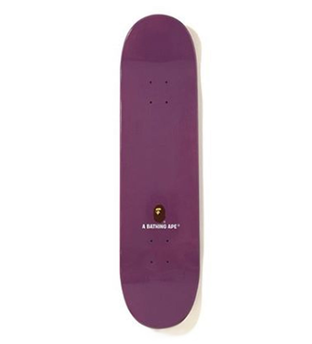 人気ショップ A BATHING APE COLOR CAMO SKATEBOARD デッキ紫 zppsu.edu.ph