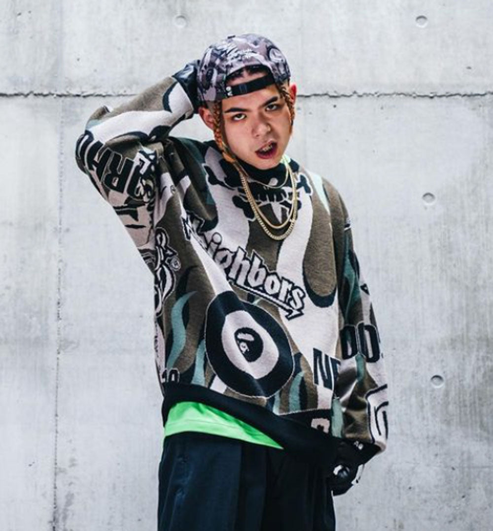 A BATHING APE BAPE x NEIGHBORHOOD RELAXED FIT KNIT – happyjagabee