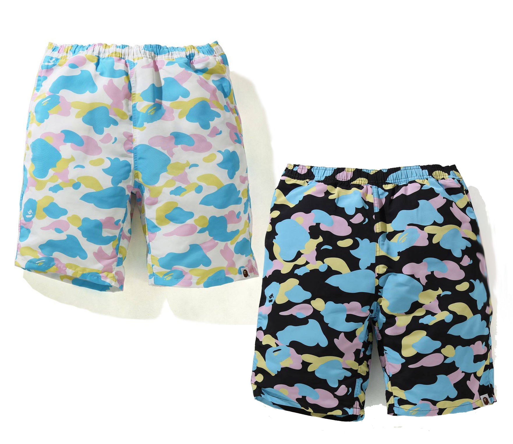 A BATHING APE NEW MULTI CAMO TRACK SHORTS – happyjagabee store