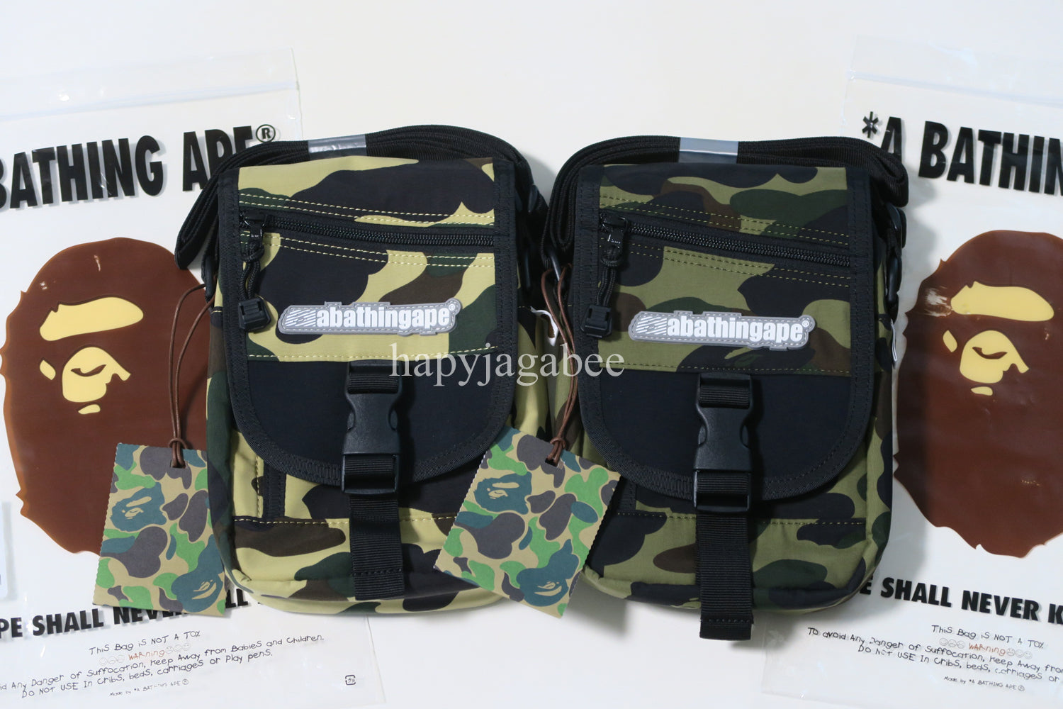 bape camo shoulder bag