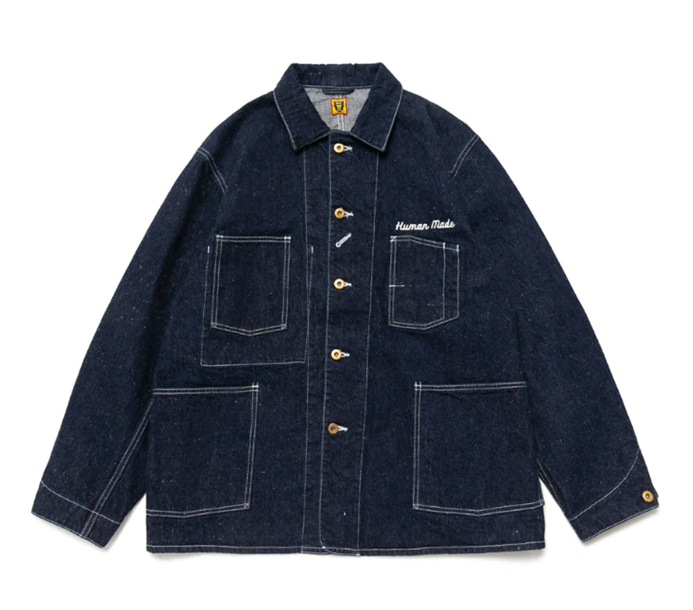 HUMAN MADE DENIM COVERALL JACKET