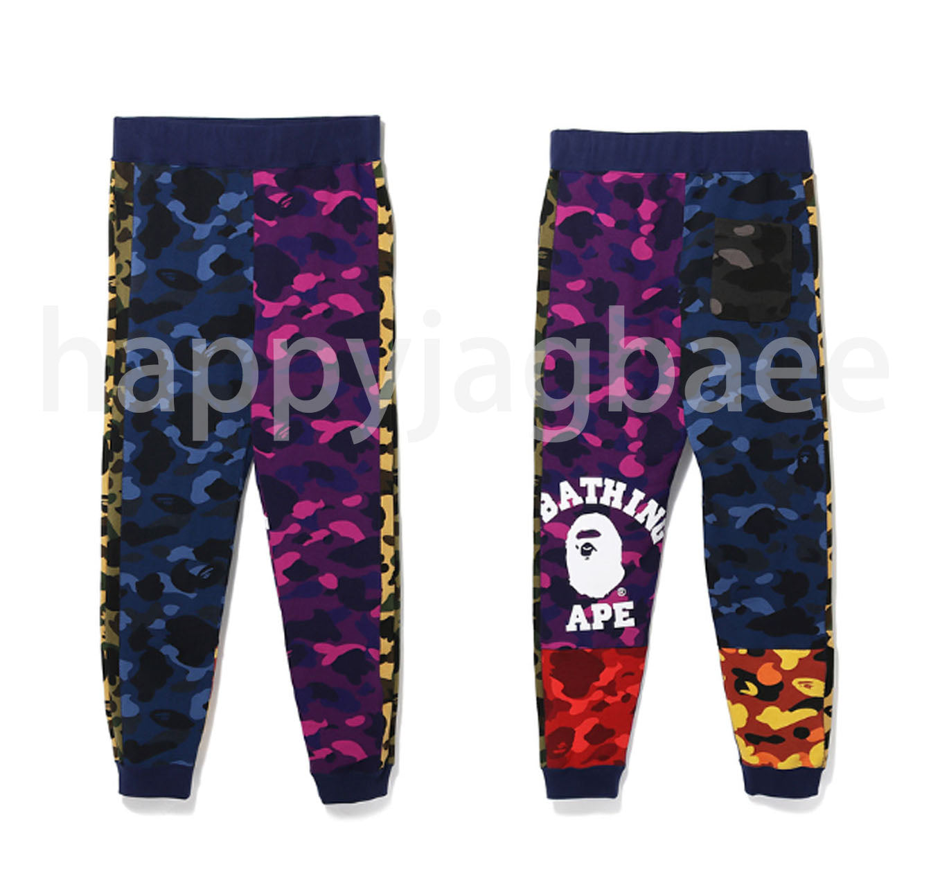 bape crazy color mix camo