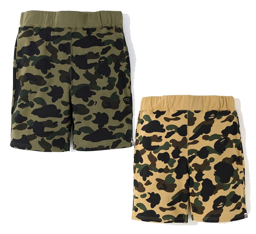 camo sweat shorts