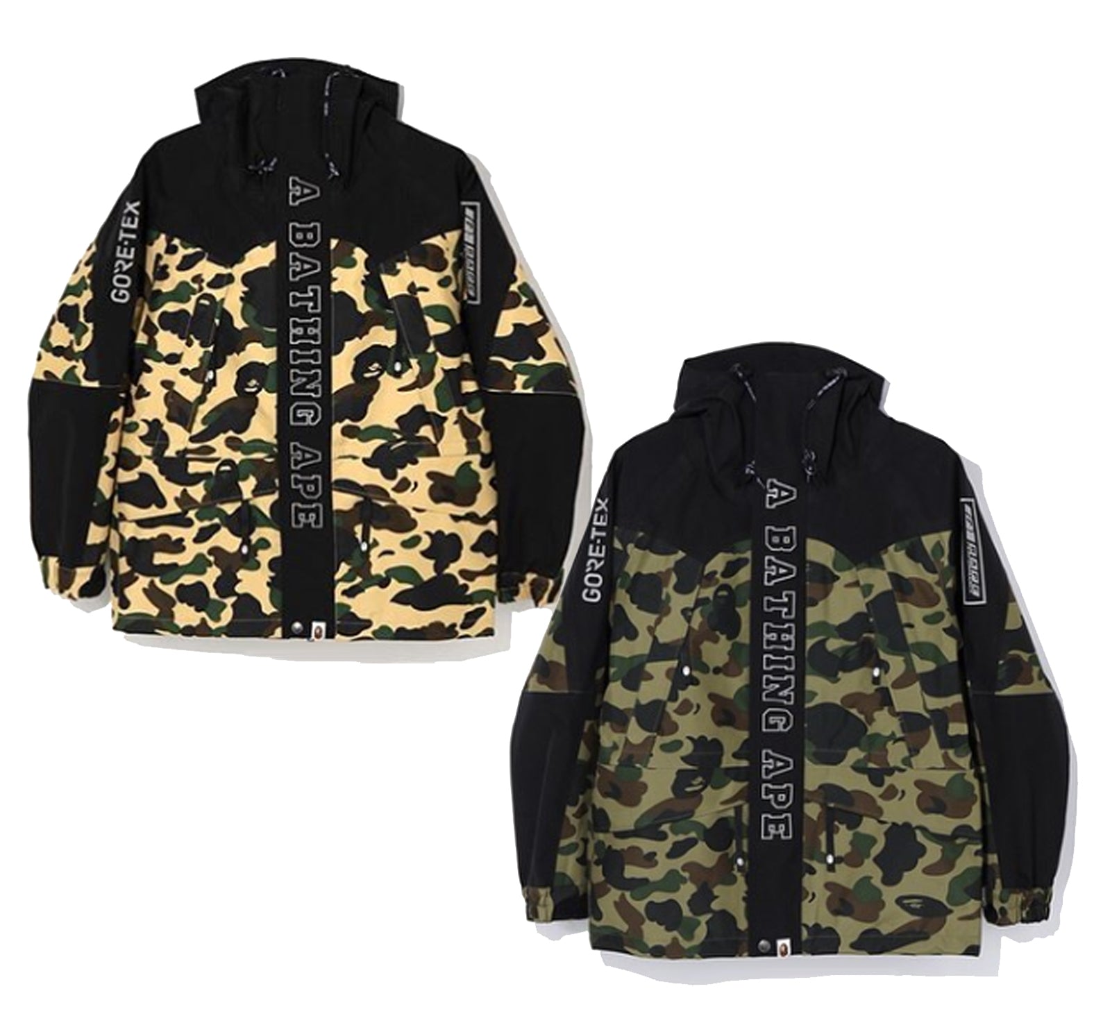 A Bathing Ape Gore Tex 1st Camo Snowboard Jacket Happyjagabee Store