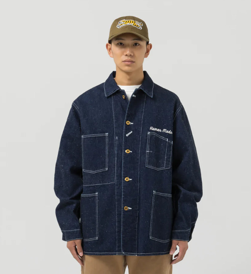 HUMAN MADE DENIM COVERALL JACKET