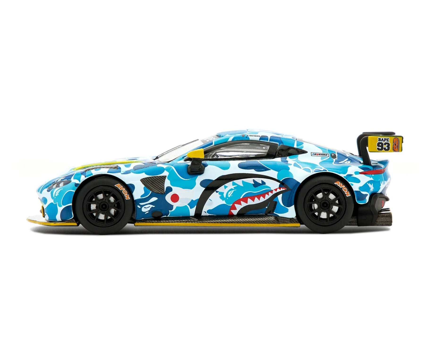 A BATHING APE BAPE x ASTON MARTIN GT3 1/64 MODEL CAR Blue / Pink