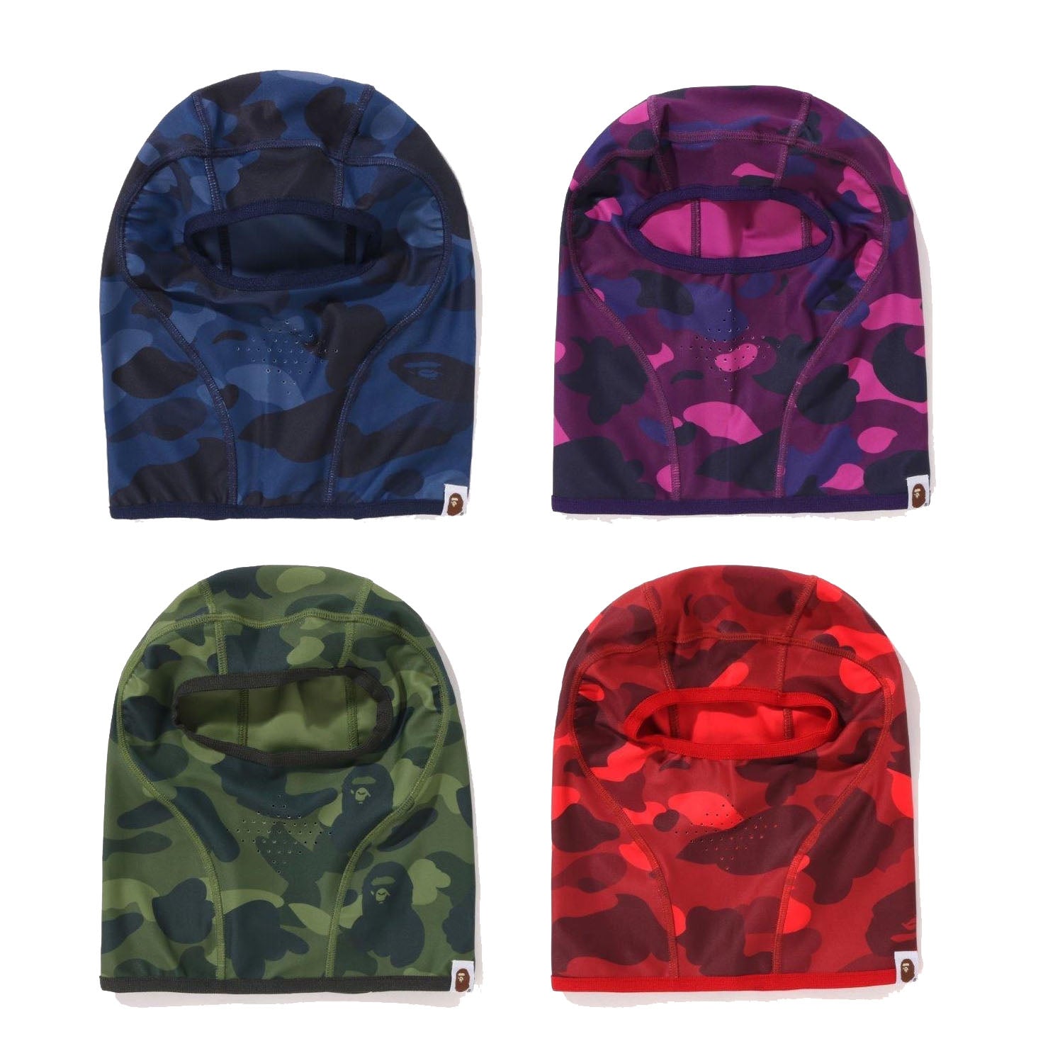 A BATHING APE COLOR CAMO BALACLAVA