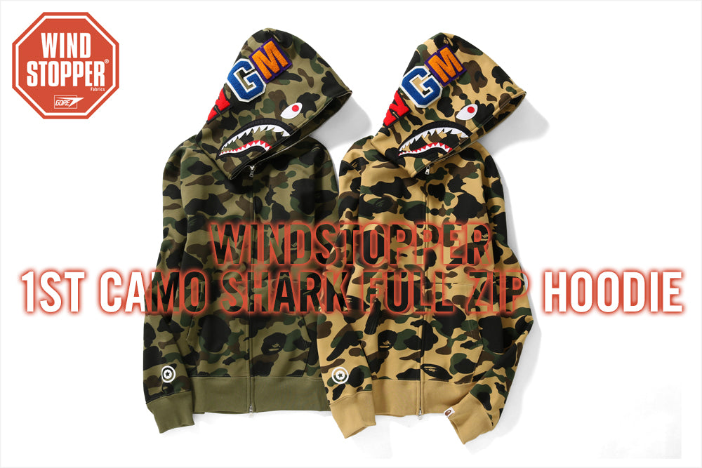 bape windstopper hoodie