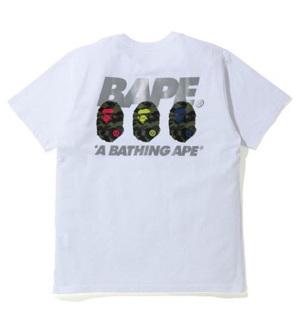 blue bape shirt