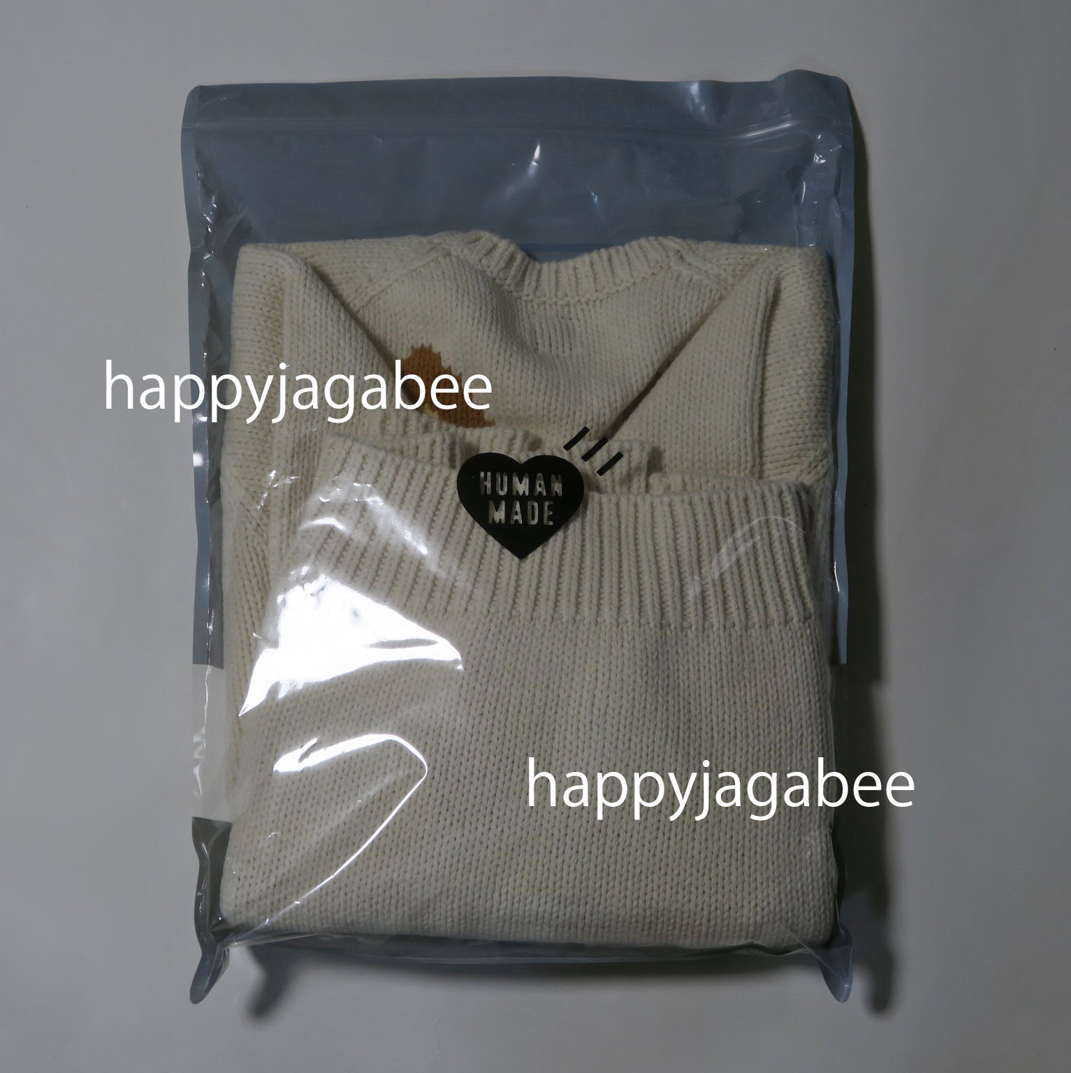 HUMAN MADE RABBIT RAGLAN KNIT SWEATER – happyjagabee store