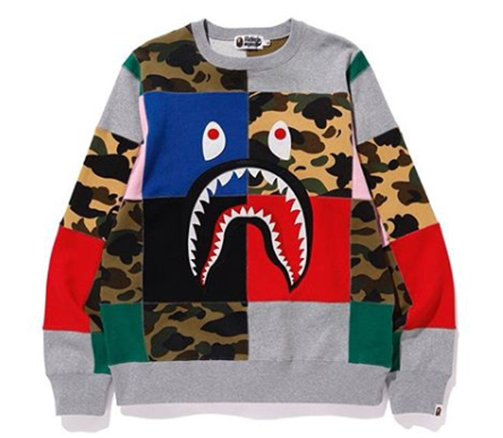 bape crewneck shark