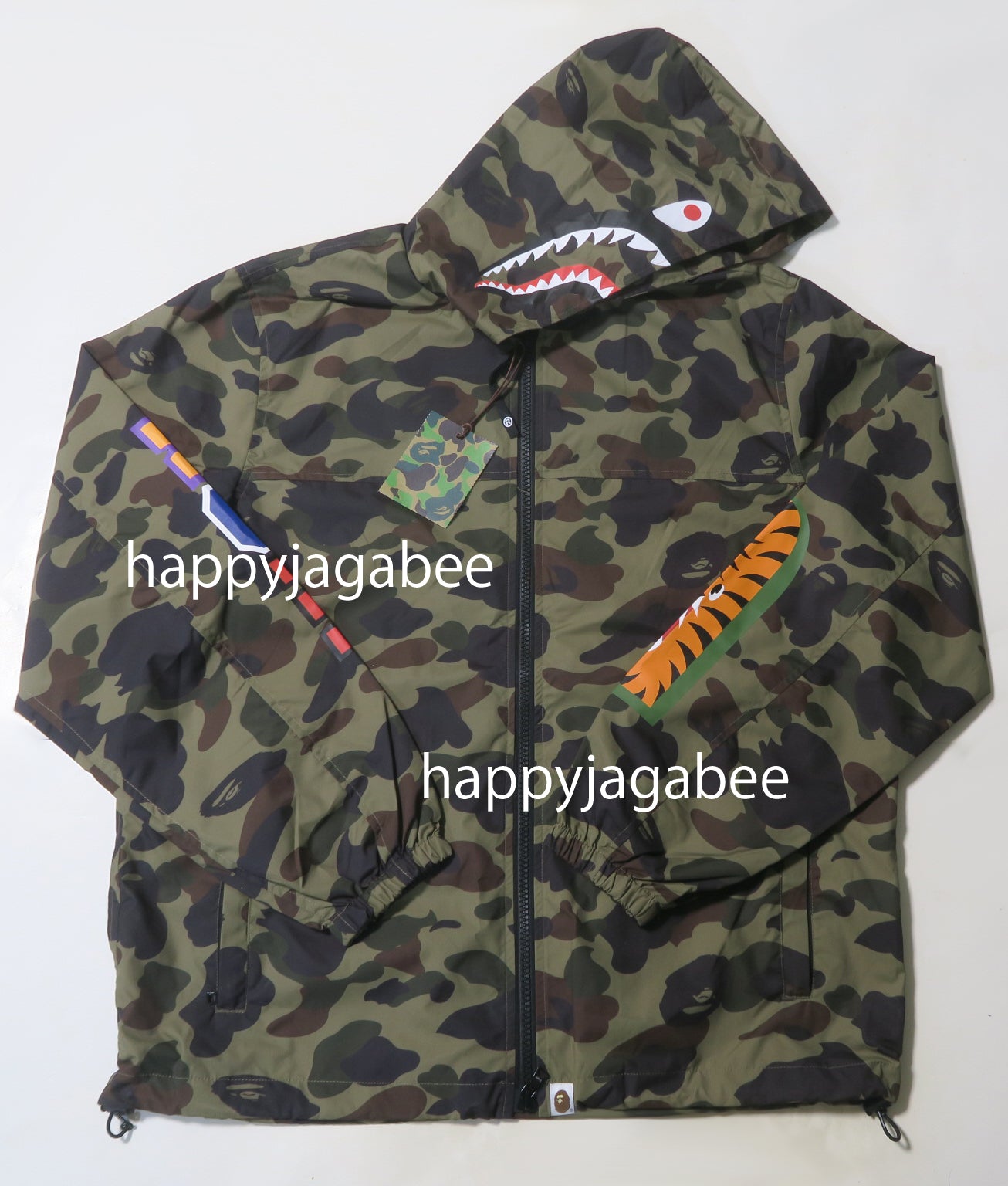 A BATHING APE 1ST CAMO SHARK HOODIE JACKET – happyjagabee store