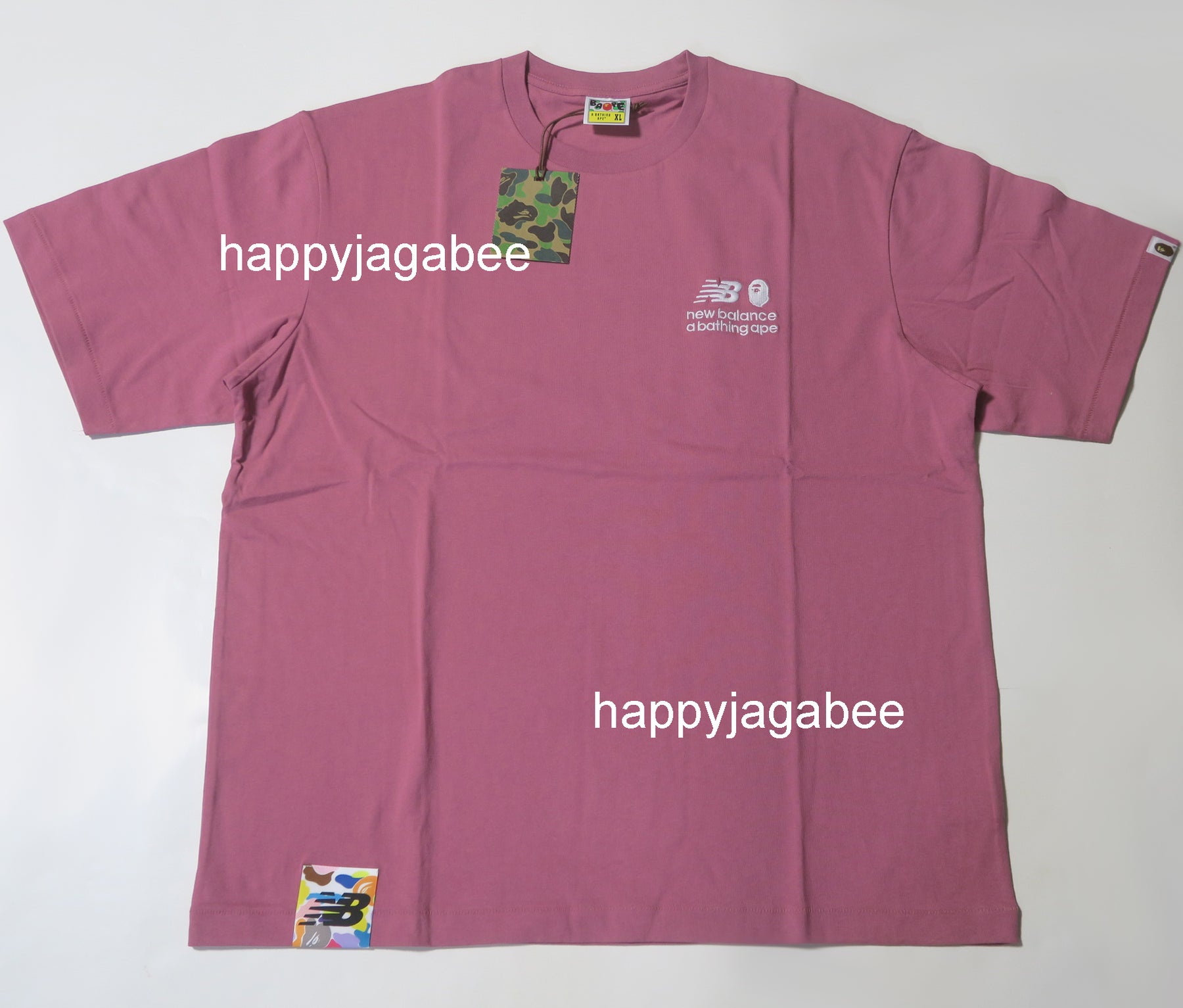 A BATHING APE BAPE x NEW BALANCE APE HEAD RELAXED FIT TEE