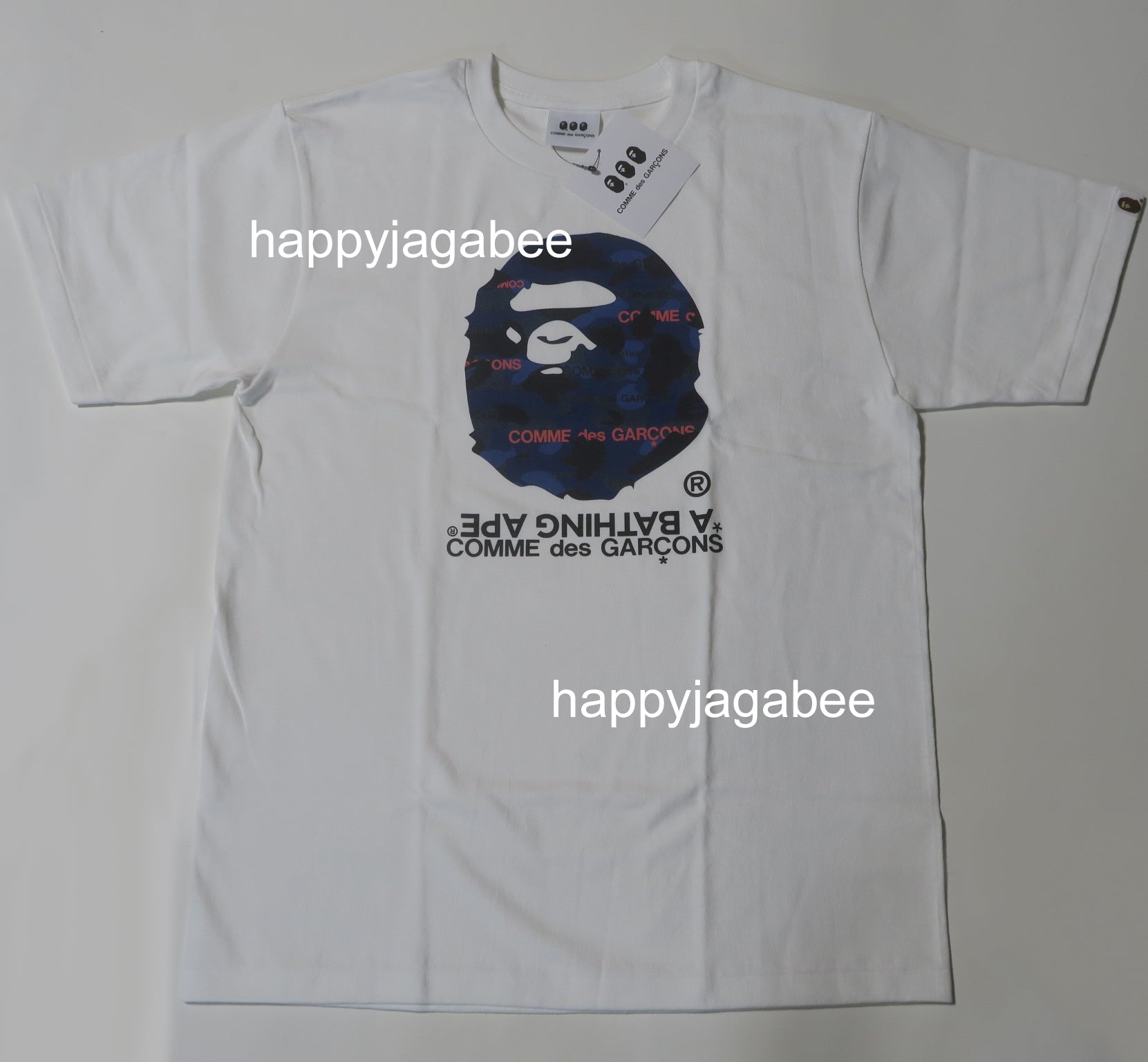 CDG OSAKA X BAPE POCKET TEE 黒と白 セット | kensysgas.com