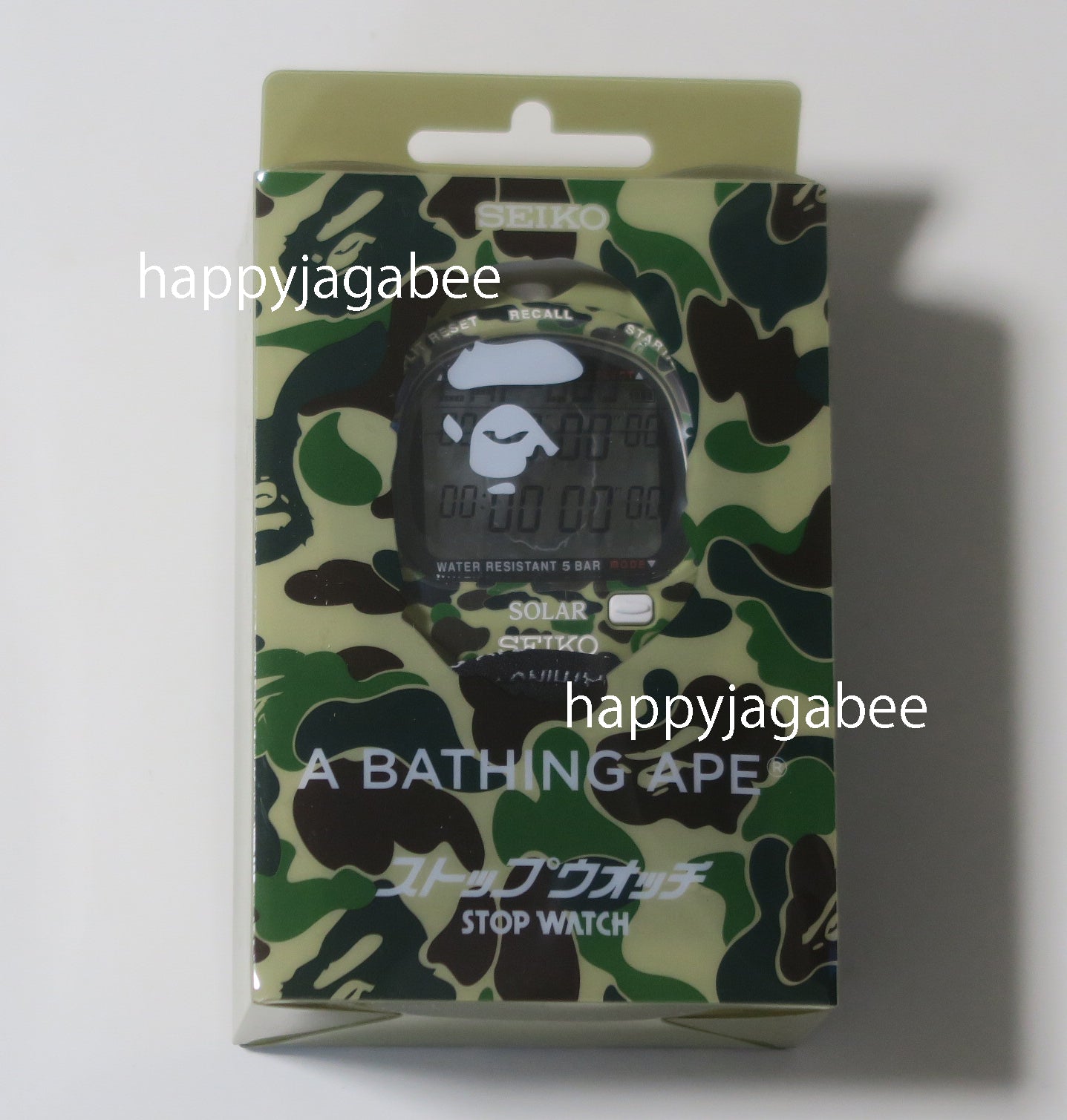 A BATHING APE x SEIKO ABC CAMO STOP WATCH – happyjagabee store