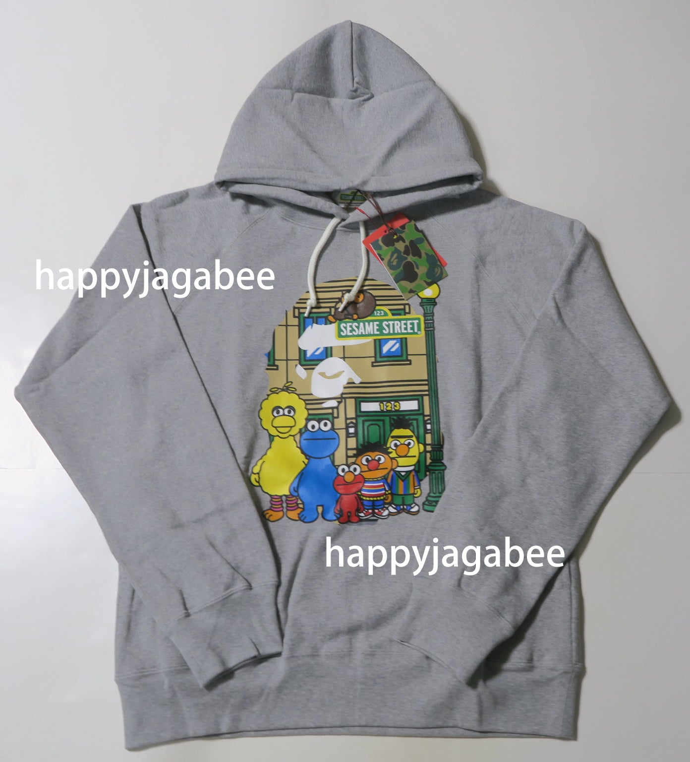 bape sesame street hoodie