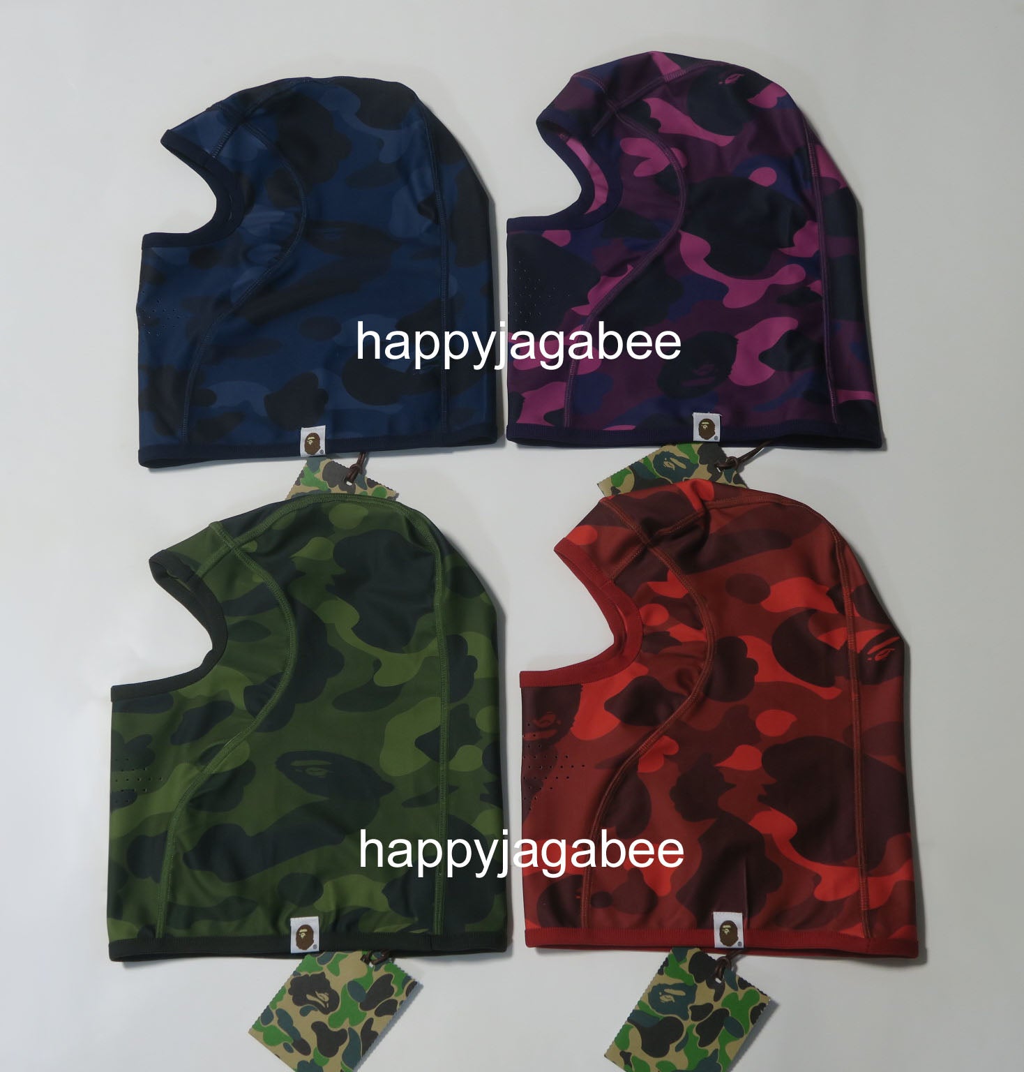 A BATHING APE COLOR CAMO BALACLAVA