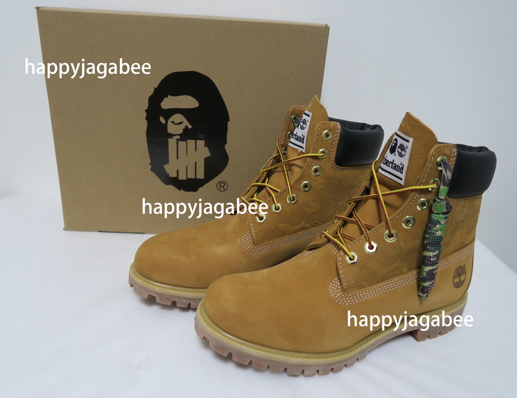 bape undefeated timbs