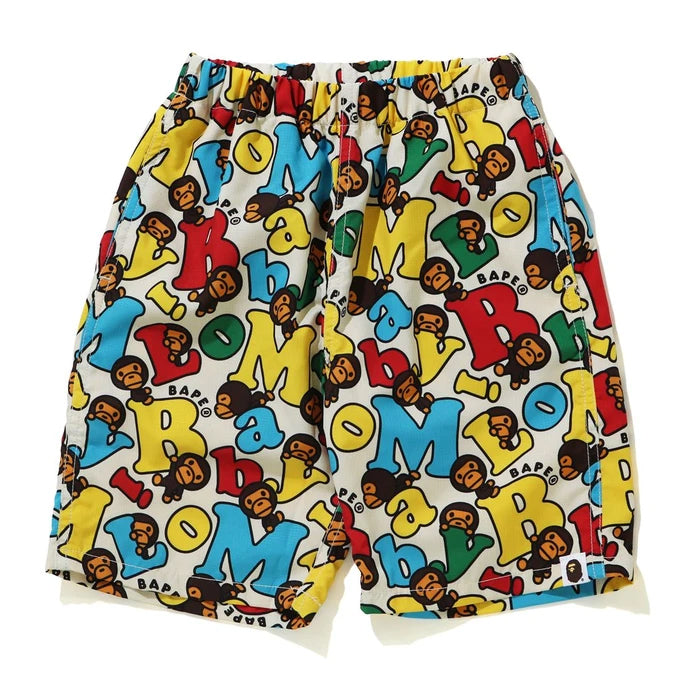 kids bape shorts