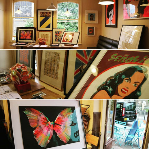 The Art Hound Gallery Pop Art, Art Exhibition on King's Parade Cambridge