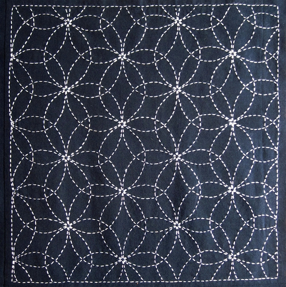 Japanese sashiko fabric by the yard, Sashi-ori (Sashiko weave