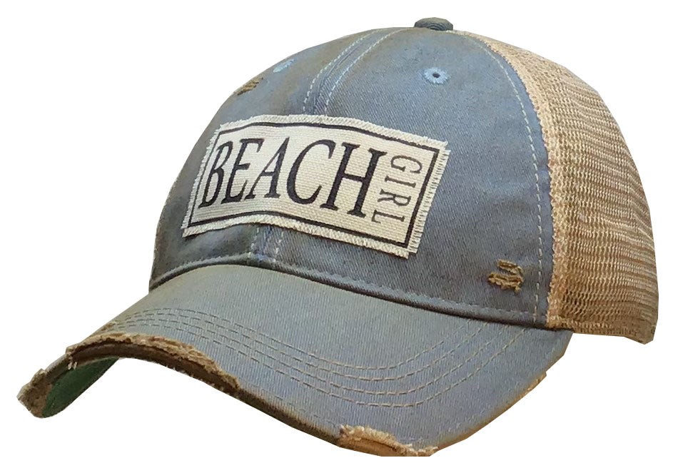 beach girl trucker hat