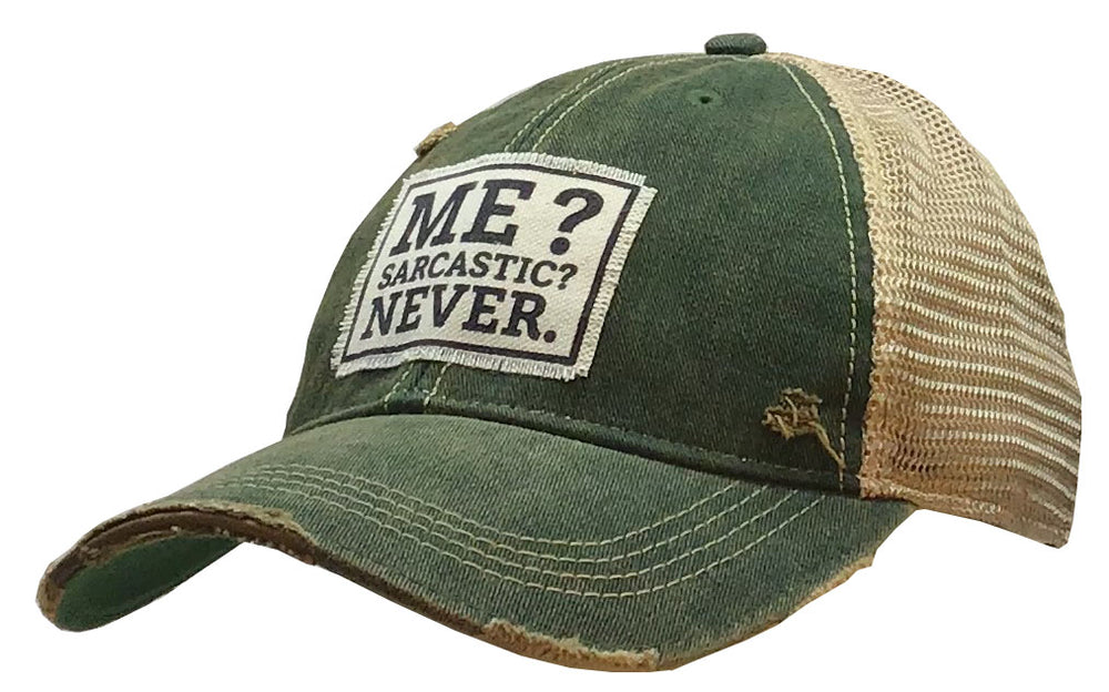Don't Grow Up It's A Trap Distressed Trucker Cap – Vintage Life